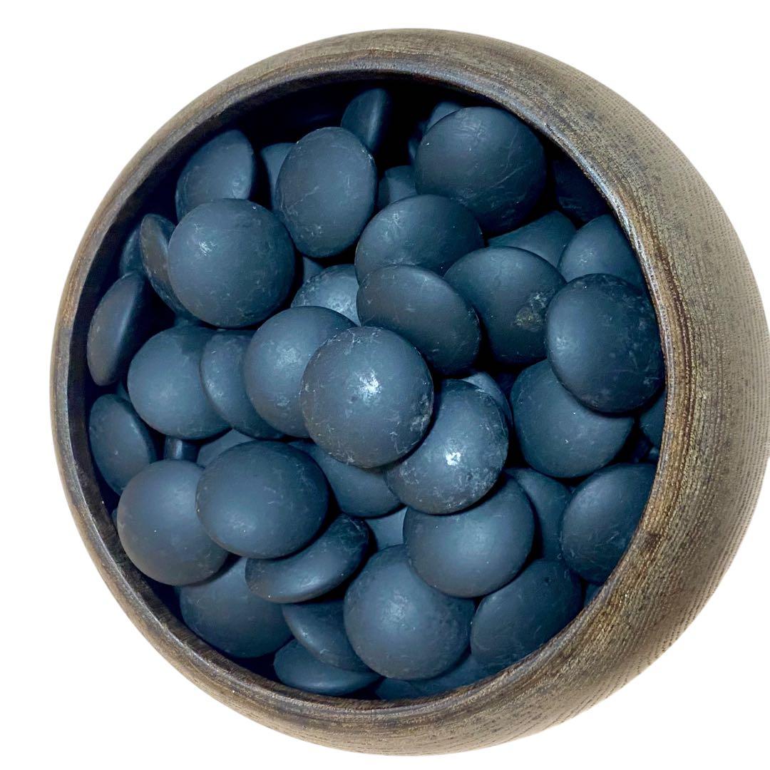 囲碁　碁石　蛤　蛤碁石　 本蛤 那智黒　白×180 黒×181 36号