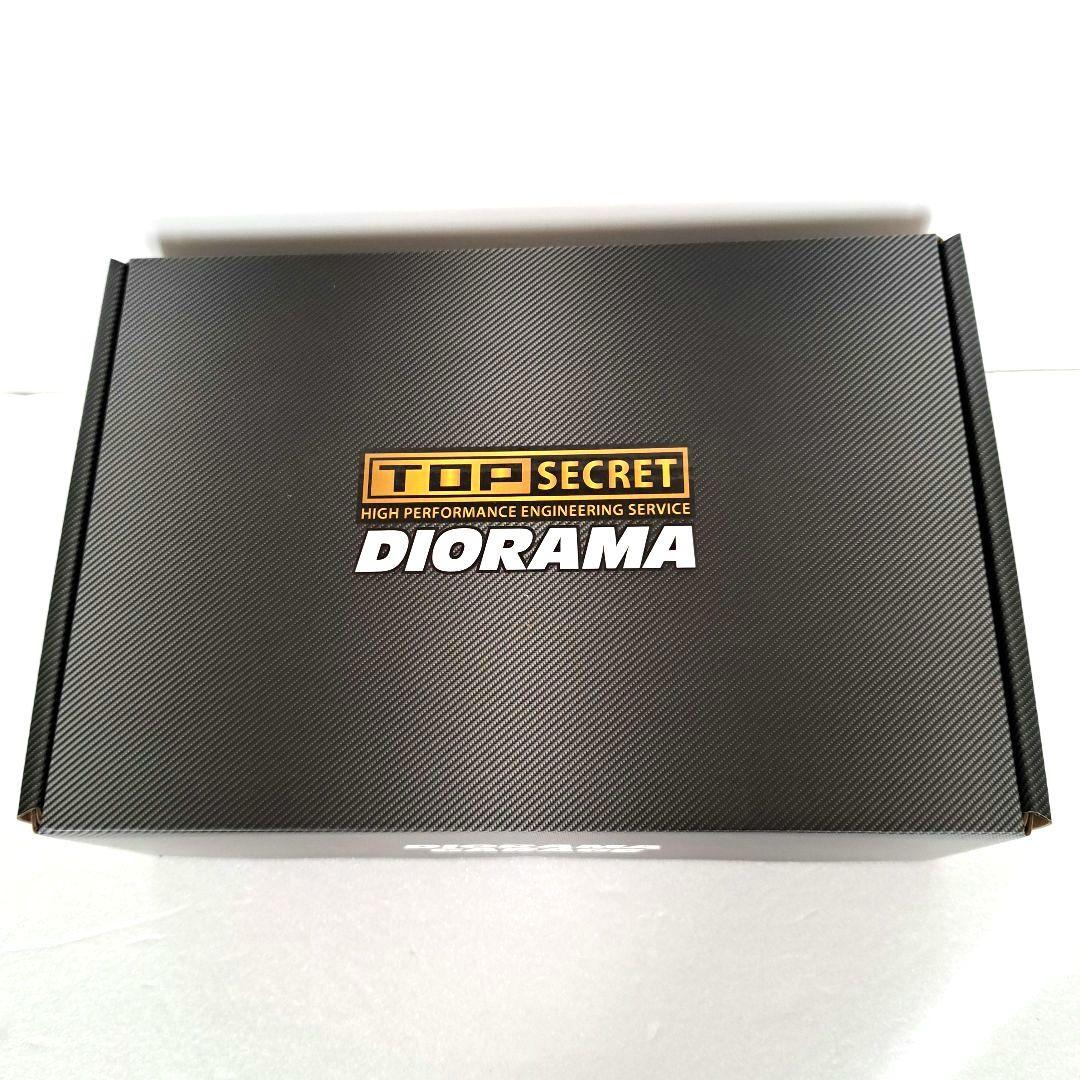 東京オートサロン2026限定 TOP SECRET 1/64 ジオラマガレージ