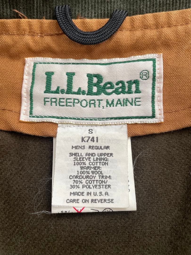 L.L.Bean ハンティングジャケット　カバーオール　USA製　ビンテージ