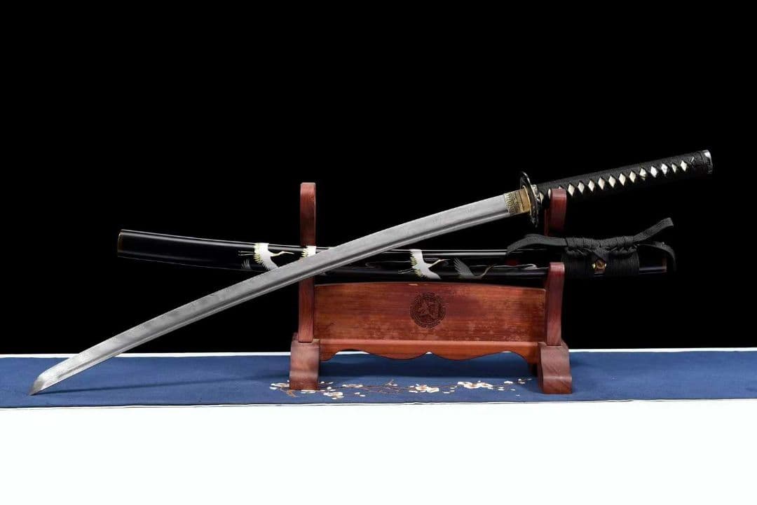 【雲の中の鶴】 古兵器 刀装具 日本刀　模造刀 居合刀 武士道 鑑賞用 美術刀