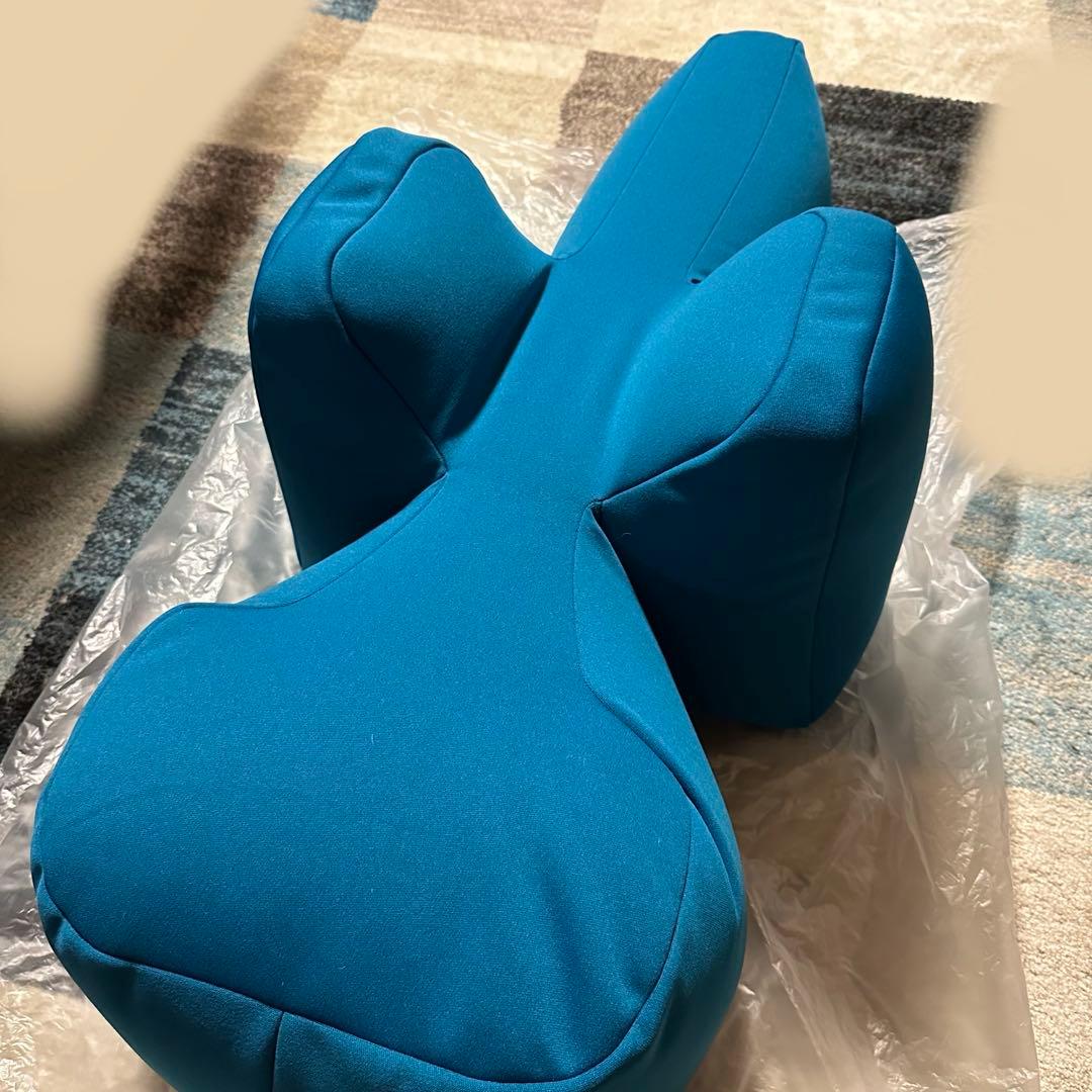 美品★リラクッション Lサイズ ブルー