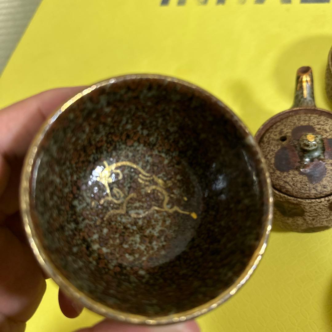 相馬焼 茶具 茶器，急须セート6点