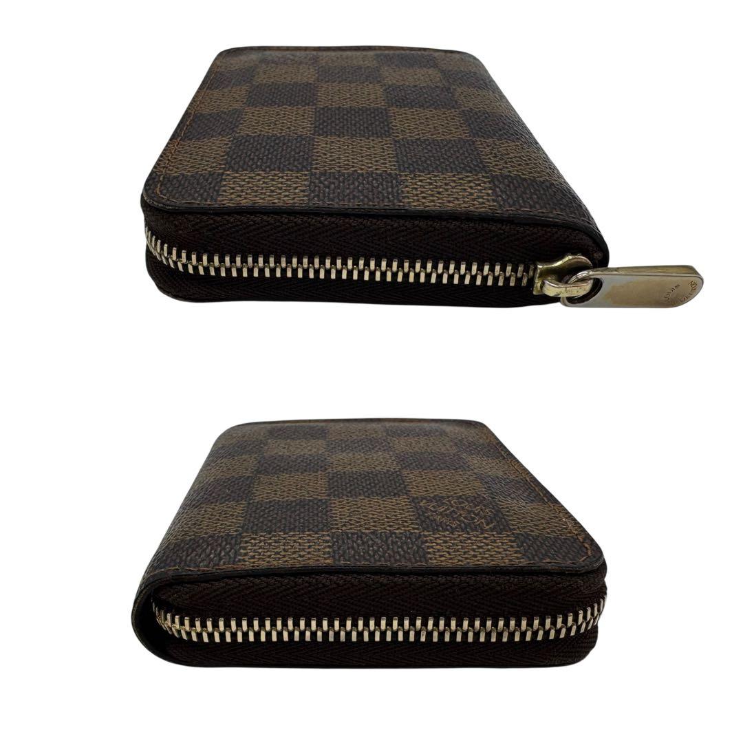 ☆超絶美品☆ ルイヴィトン　パース　ラウンドファスナー　ダミエ　ブラウン