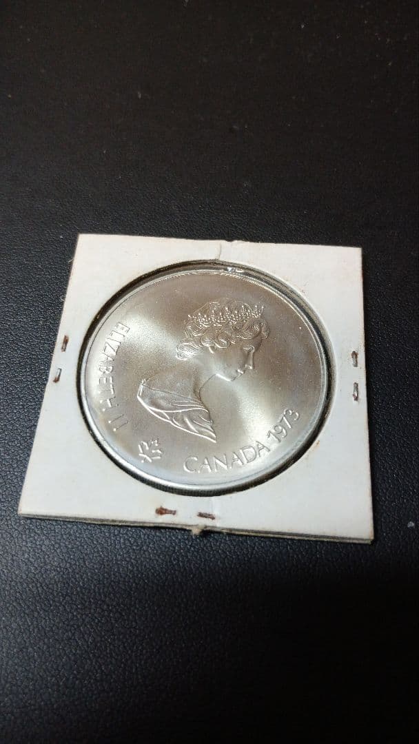 モントリオールオリンピック5ドル記念銀貨 銀925 重量: 約24.1g