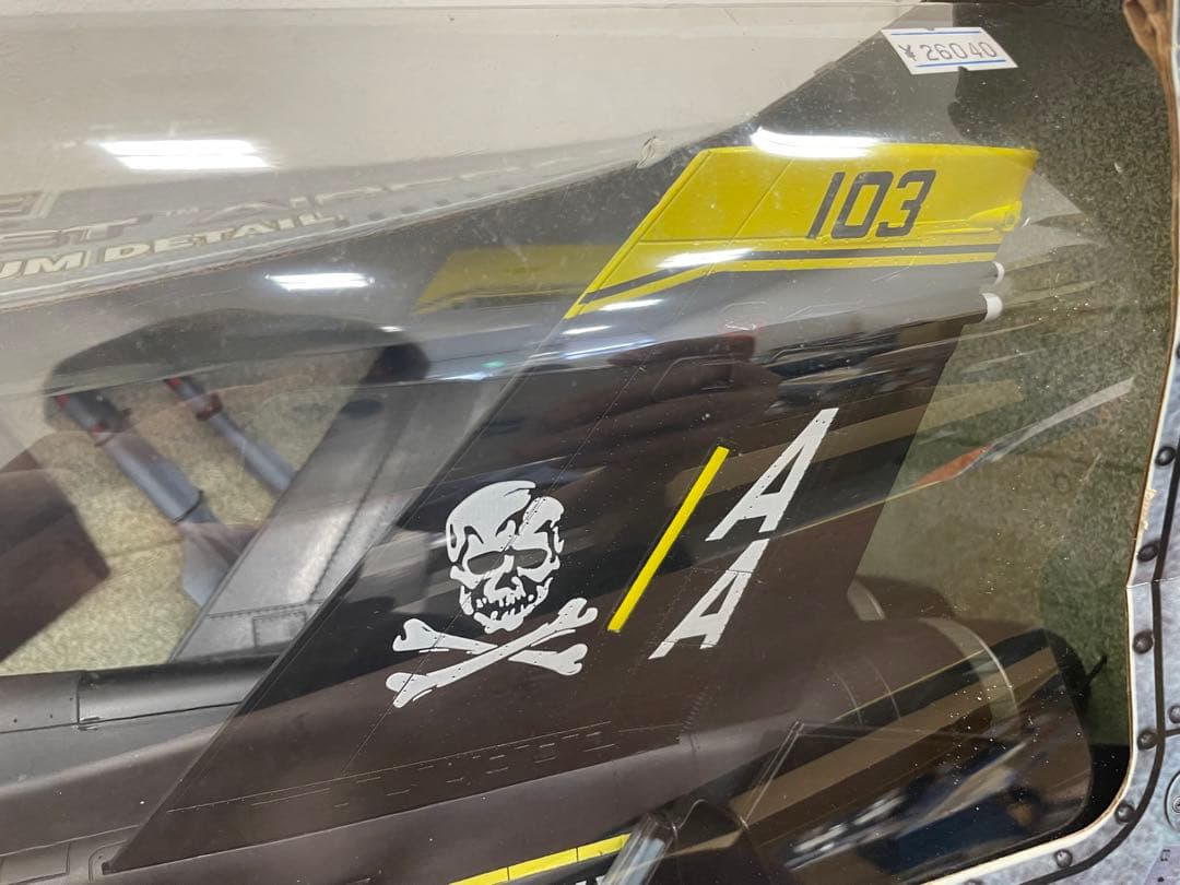 【入手困難超希少】エリートフォース1:18 F/A-18 ジョリー ロジャース♪