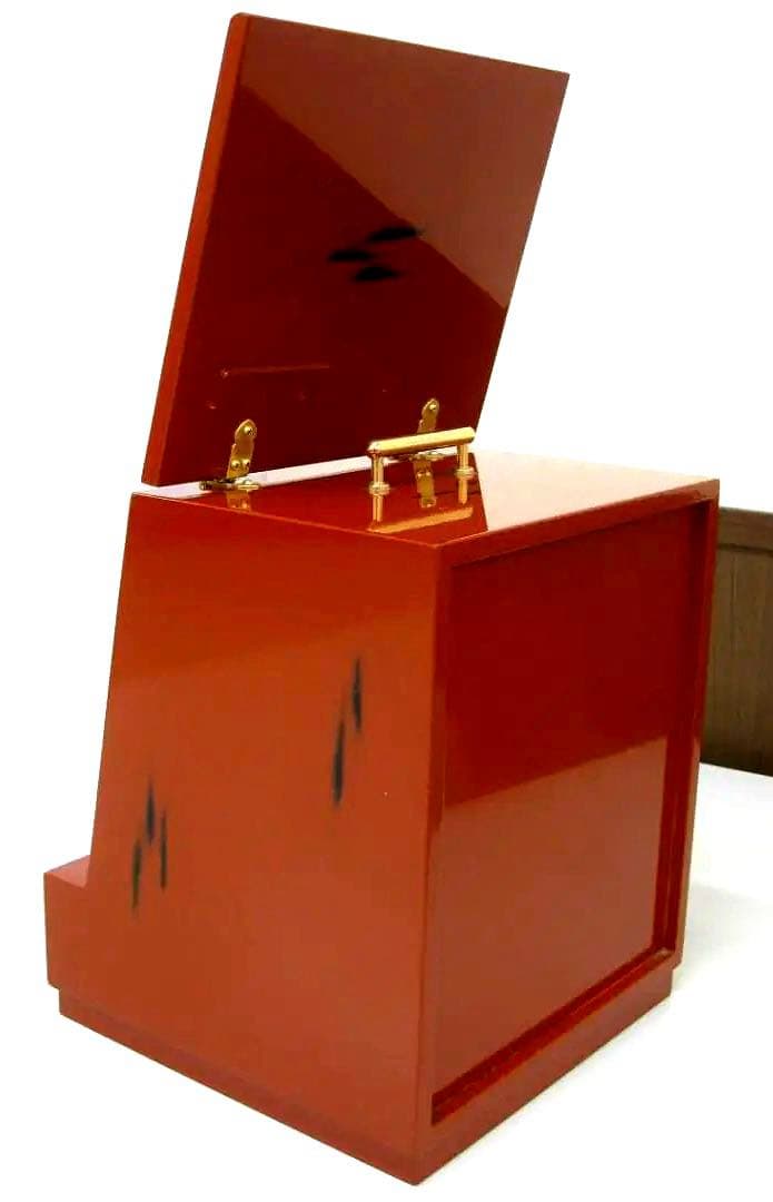 鏡台 黒江塗　根来塗　 メイクボックス　紀州漆器　昭和レトロ