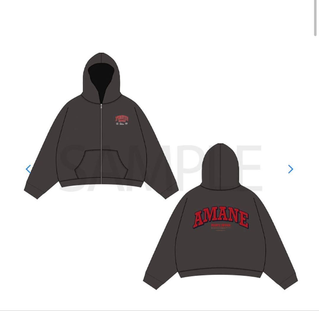 【新品未開封】FRUITS ZIPPER OSHI API 月足天音 パーカー