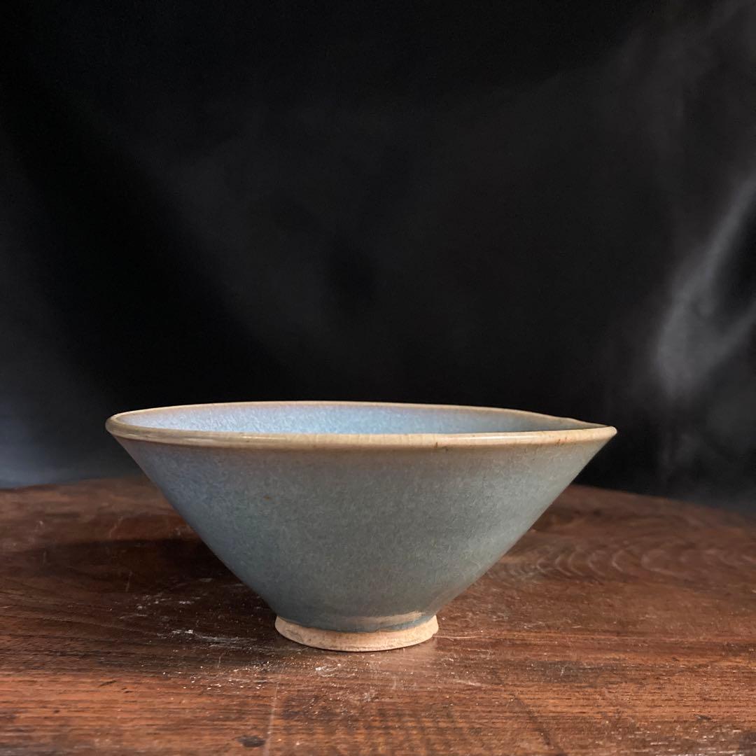 新春赤札セール❗️【ギャラリー三益】古美術　宋代　鈞窯紫紅釉茶碗