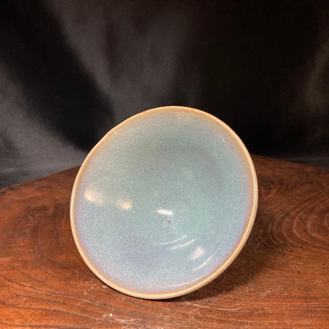 赤札閉店セール❗️【ギャラリー三益】古美術　宋代　鈞窯紫紅釉茶碗