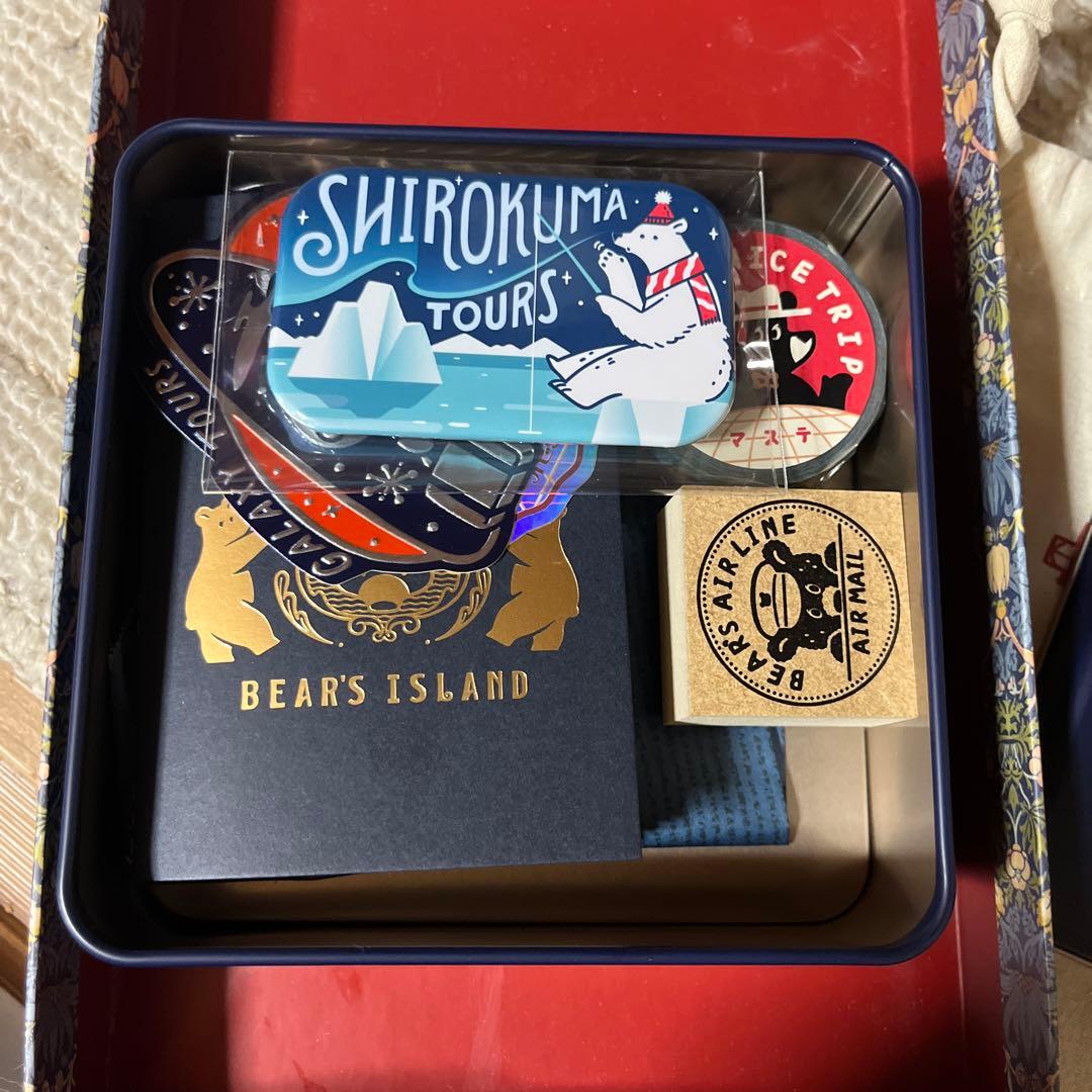 オビワン　文具女子博　旅熊缶　トラベルベアートランク