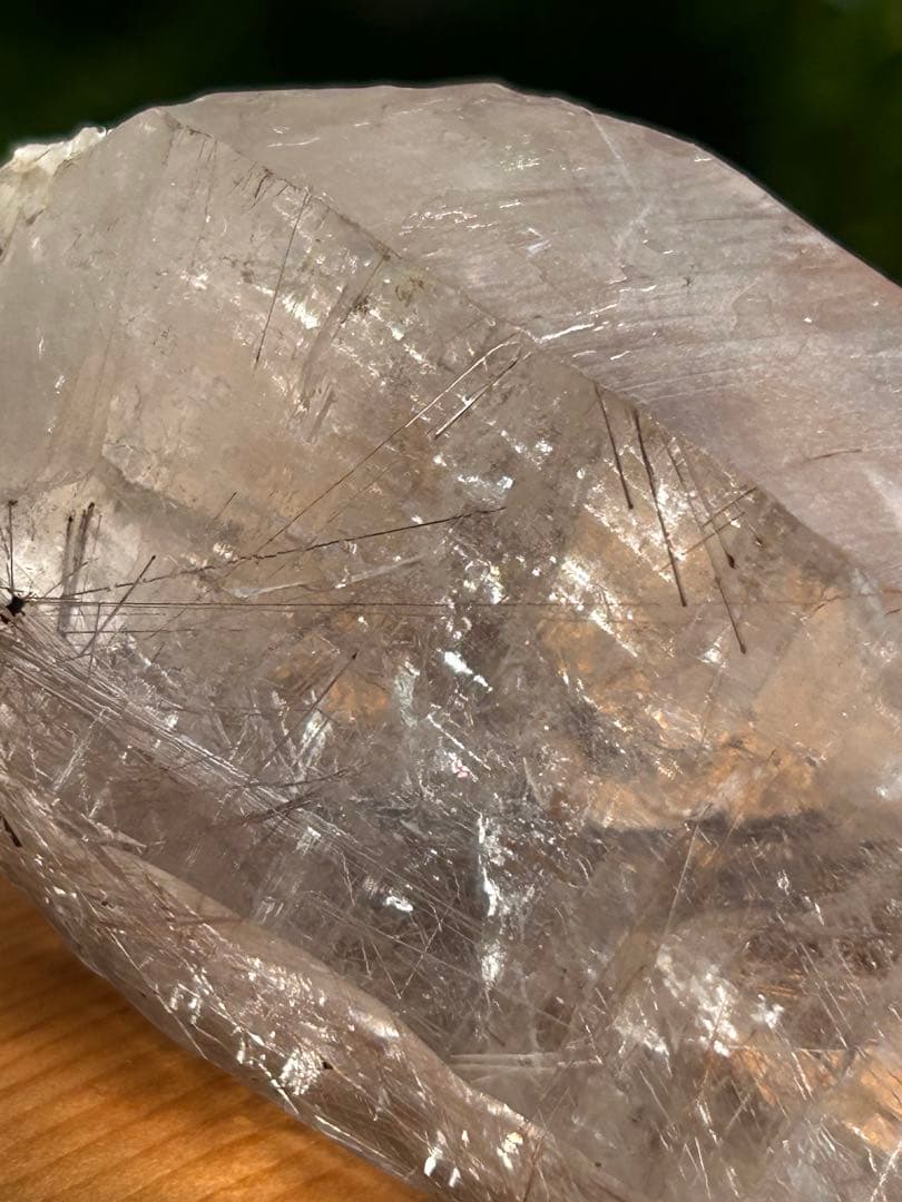 ブラウンルチル原石カテドラルAAAAAレインボー入 希少価値‼️大特価SALE