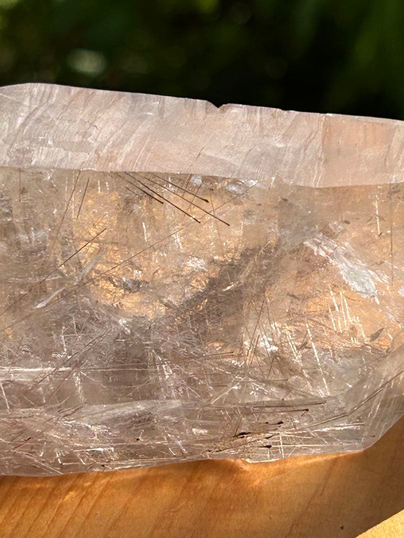 ブラウンルチル原石カテドラルAAAAAレインボー入 希少価値‼️大特価SALE