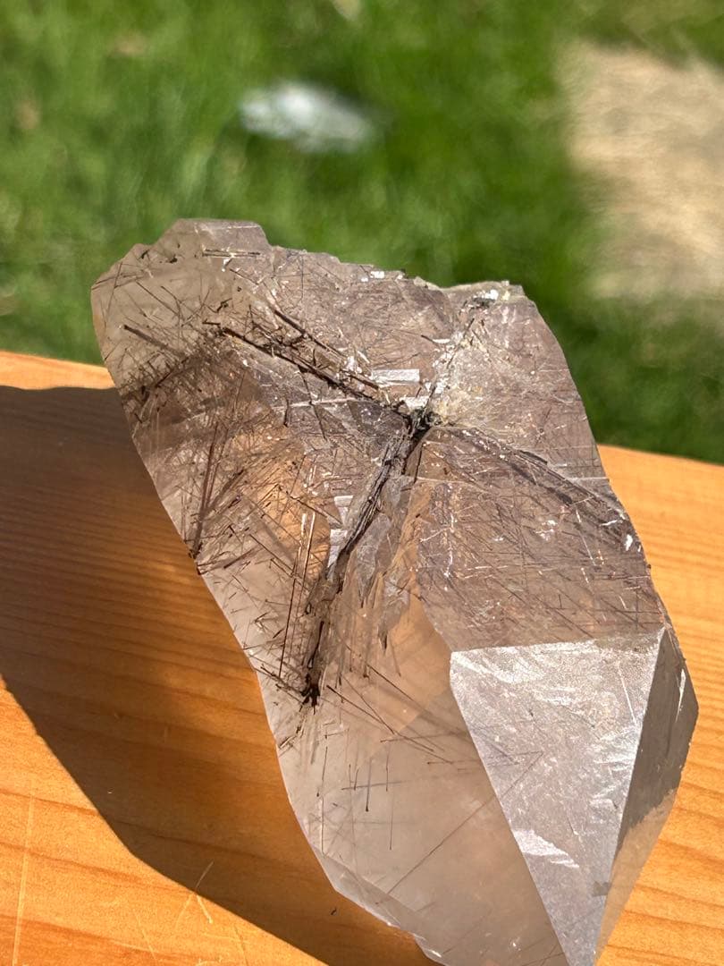 ブラウンルチル原石カテドラルAAAAAレインボー入 希少価値‼️大特価SALE