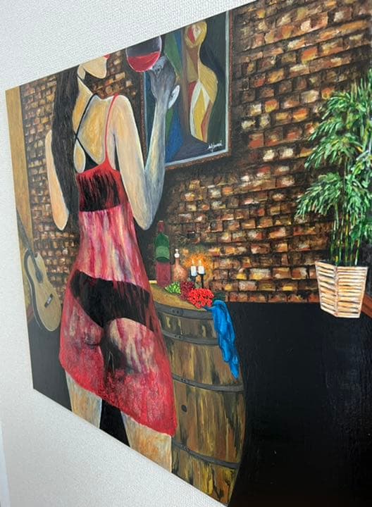 絵画｜原画｜油絵｜Interior Art｜The chilling girl