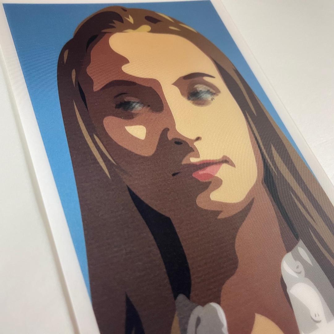 限定マット額装品/Elena rolling/ジュリアン・オピー