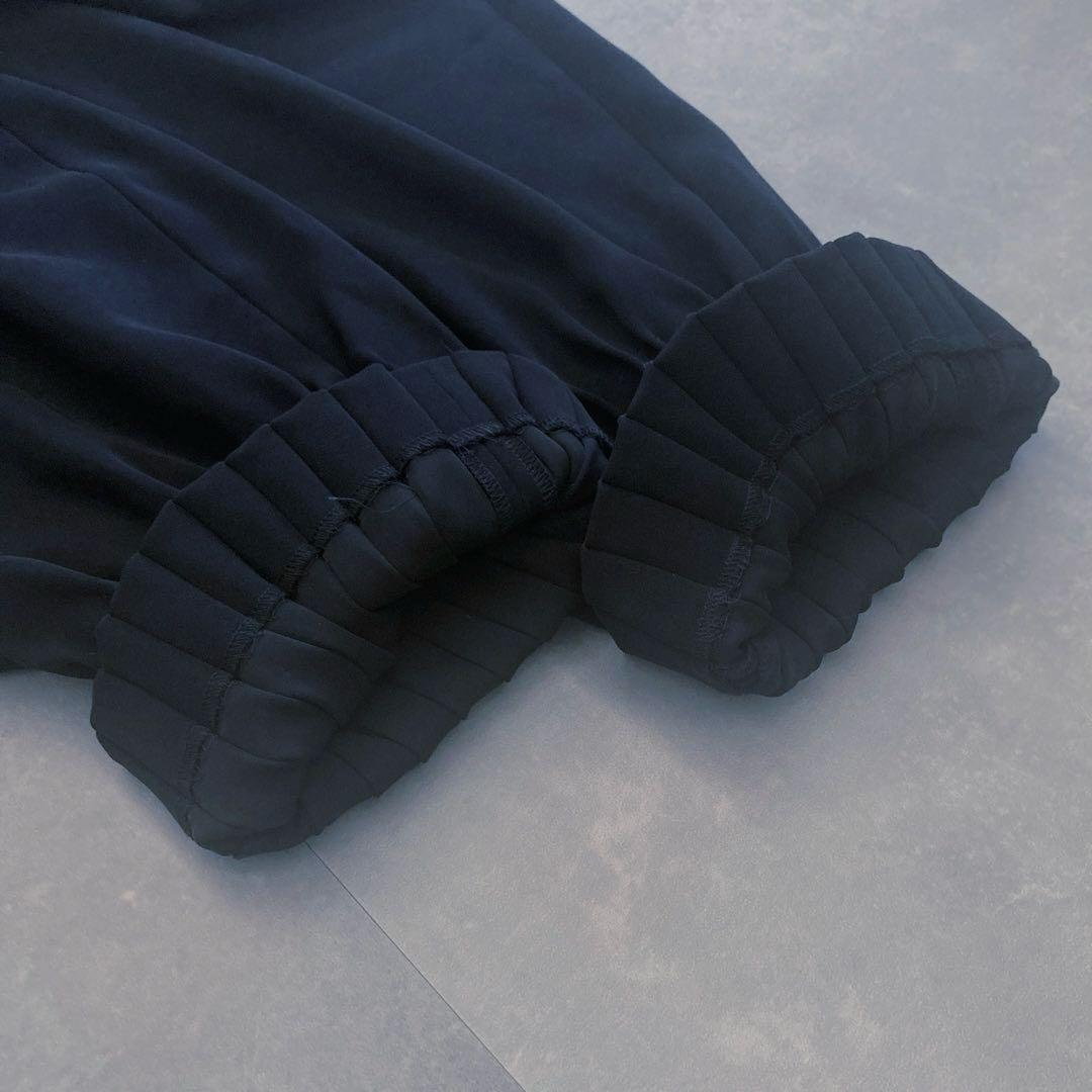 【新品タグ付✨】ENFOLD ダブルサテンSTタックジョガーPT ネイビー　38