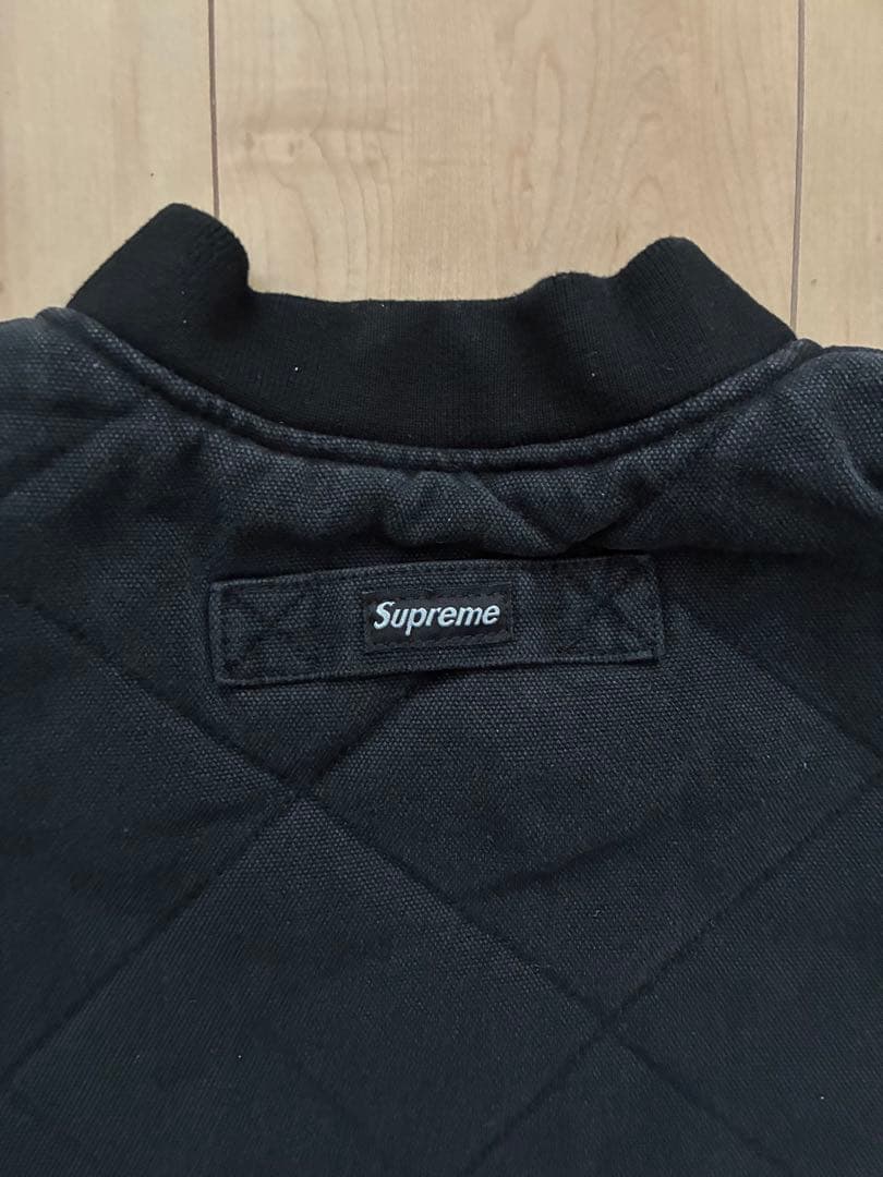 ジャケット・アウター supreme Zip-Off Quilted Bomber Jacket S