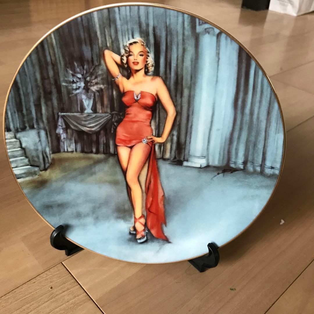 マリリンモンロー　皿　ノベルティ　シリアルナンバー付き　貴重