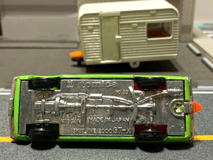 黒箱　トミカ  スタント特注　日産　スカイライン2000GT-X ライムグリーン