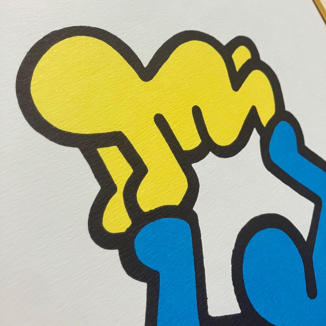92年製 キースヘリング Keith Haring リトグラフ ポスター 額装済