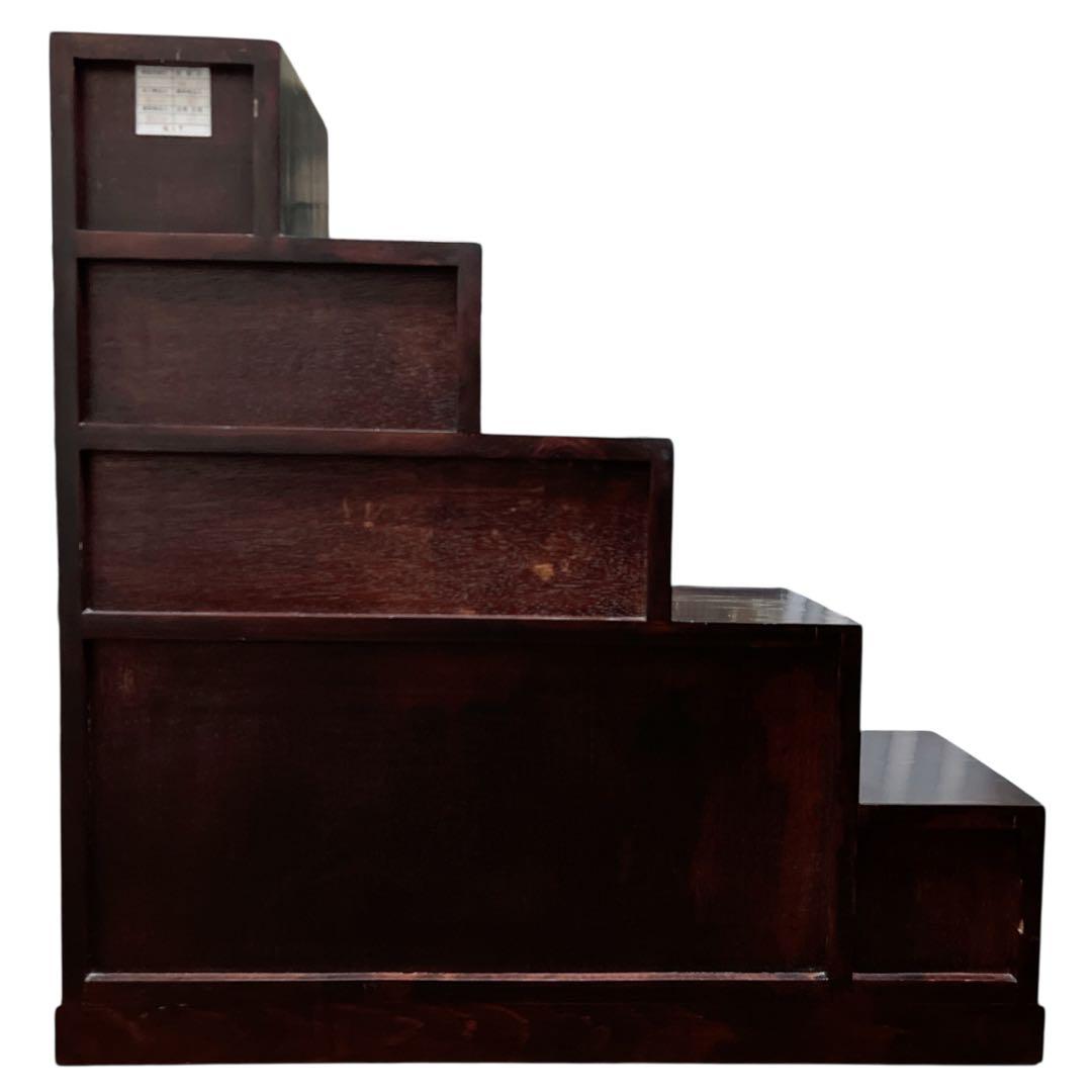 階段箪笥 古民家家具 アンティーク 小引出し 飾り棚 和箪笥 レトロモダン