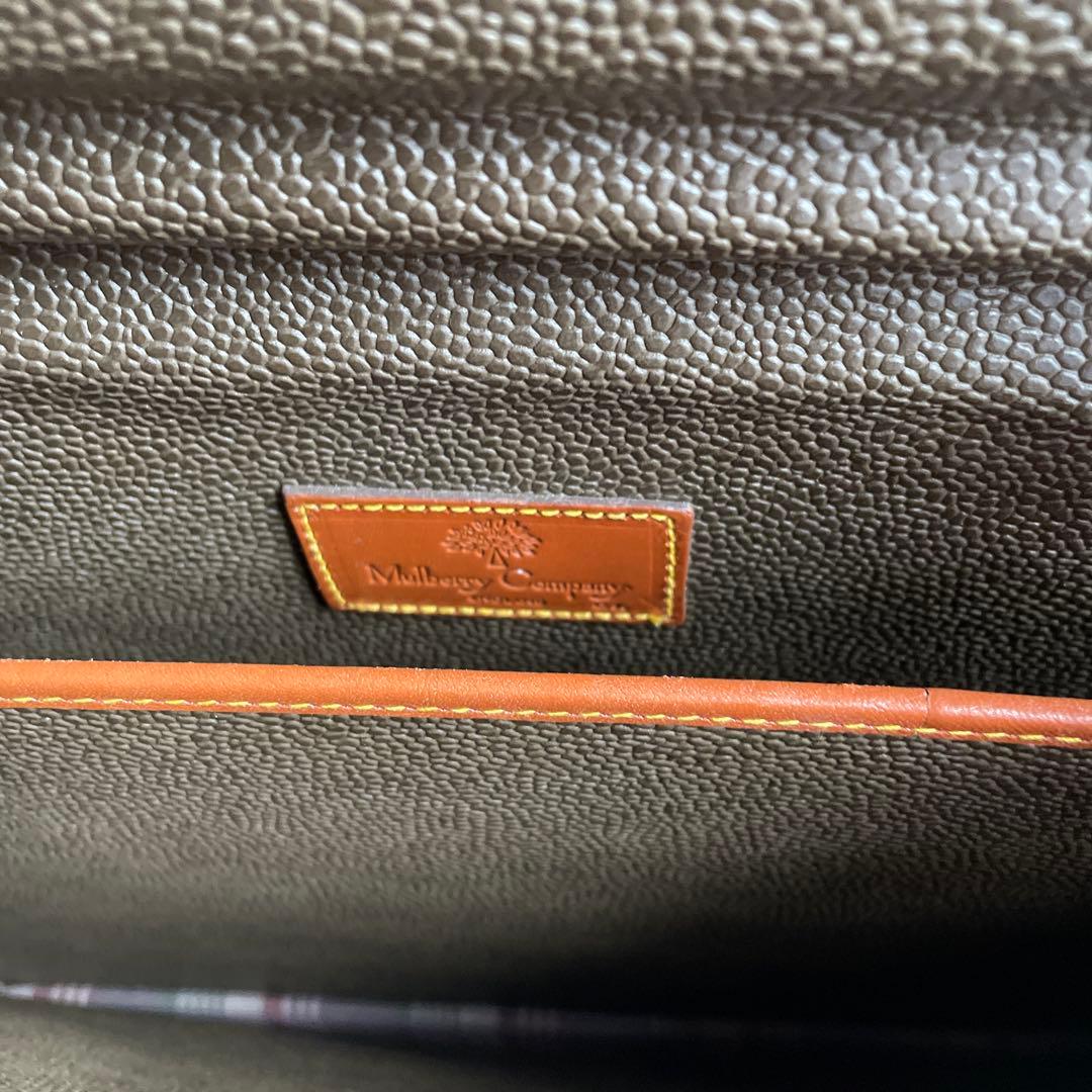 英　マルベリー　Mulberry ビジネスバッグ　イタリア製　美品