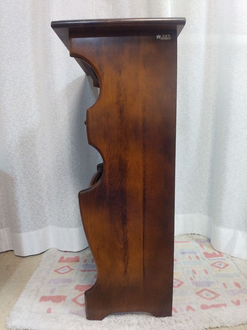 カリモク シェルフ 電話台 花台 スタンド台 サイドテーブル マガジンラック