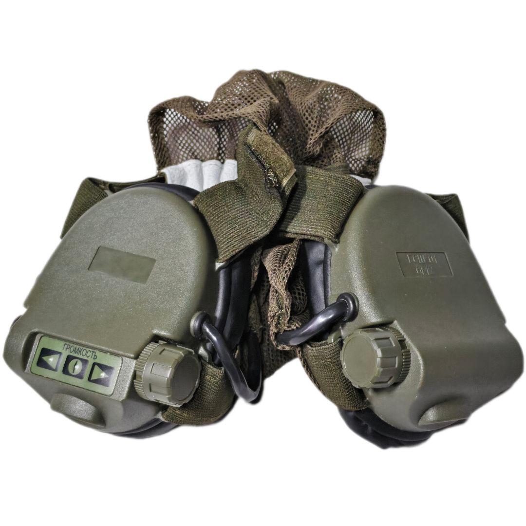 ロシア軍 実物 Ratnik 新ロット 6M2 Gssh-01 イヤマフ カーキ