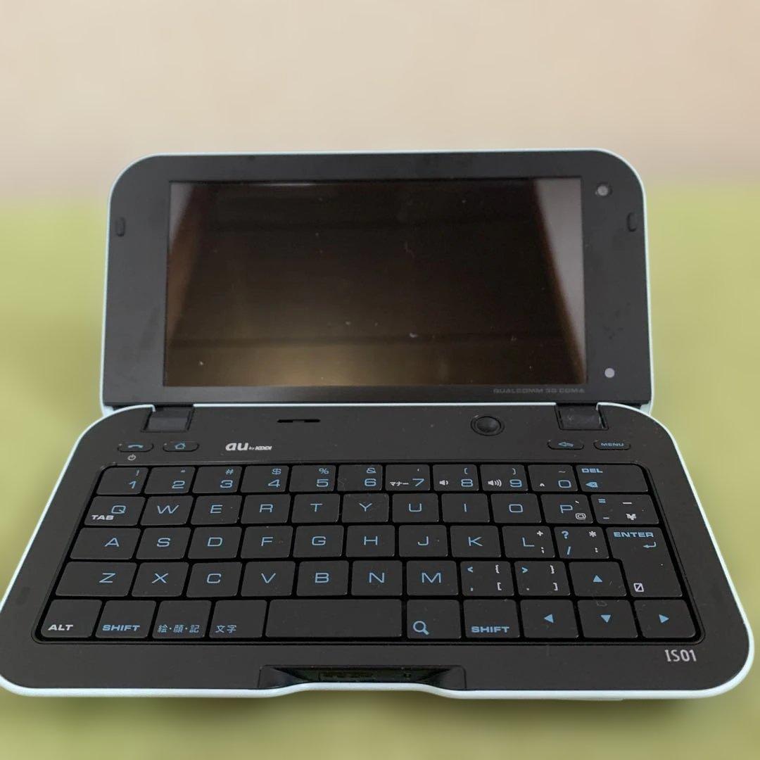 【au IS01 ブルー】au SHI01 スマートフォン コレクション