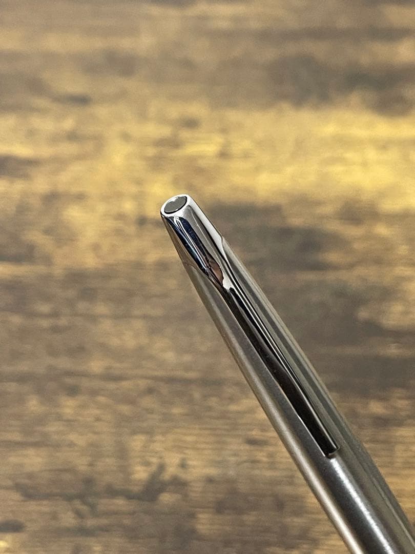 試筆のみ　1972年製　ペン先軸一体型　中細字　ミュー　万年筆　備品付き