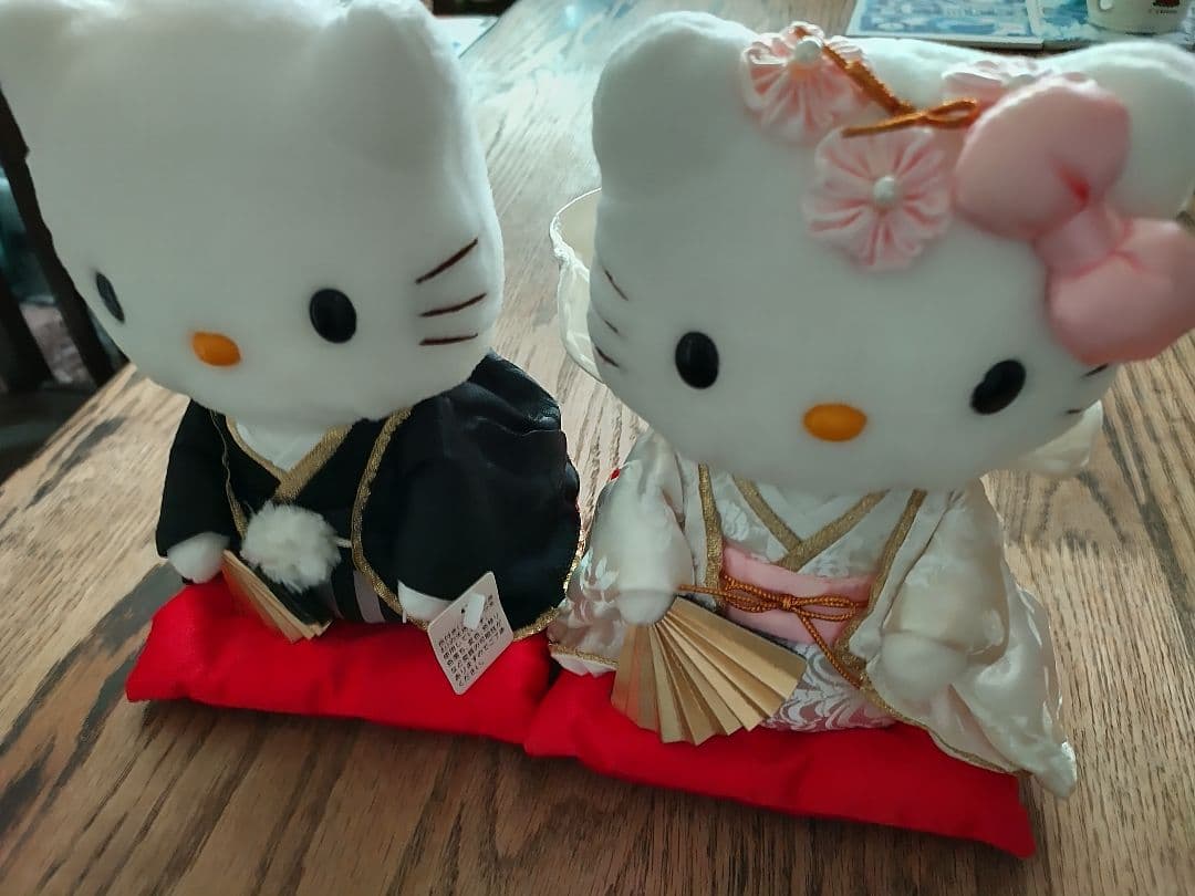 平成レトロ ウエディングドール　和装 白無垢　ハローキティ　サンリオデラックス