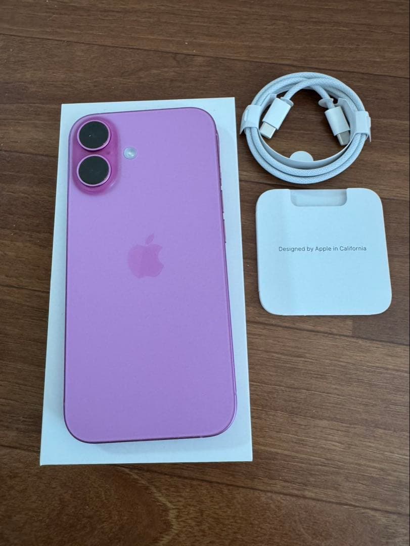 iPhone16 ピンク 128GB SIMフリー　美品