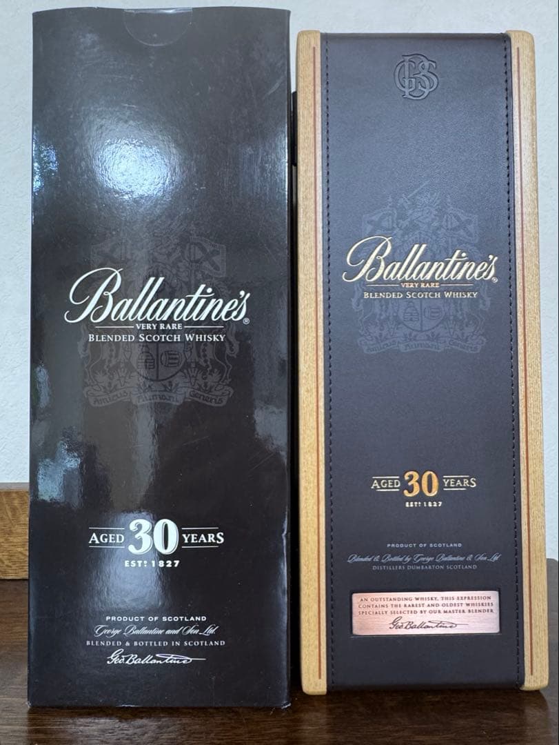 【新品未開封】 Ballantine's 30年 スコッチウイスキー 木箱入り