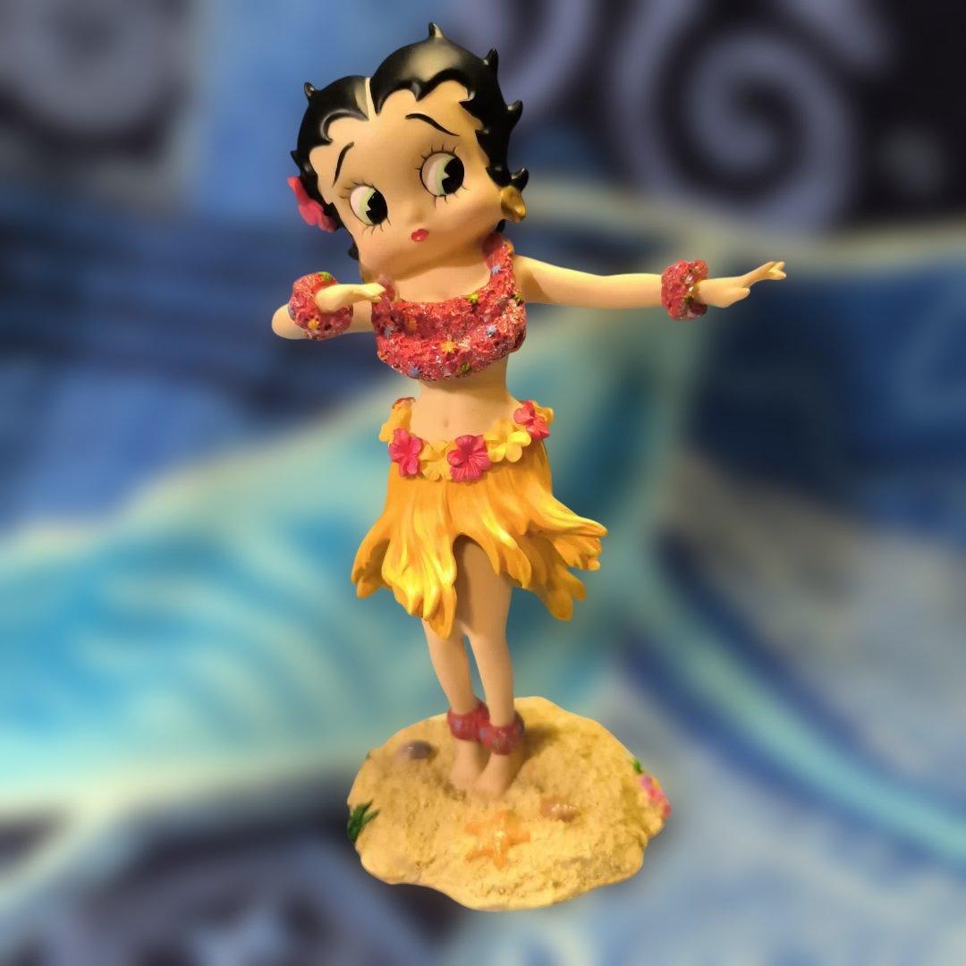 ベティ・ブープ ハワイアンフラガールフィギュア 約18cm2004年製