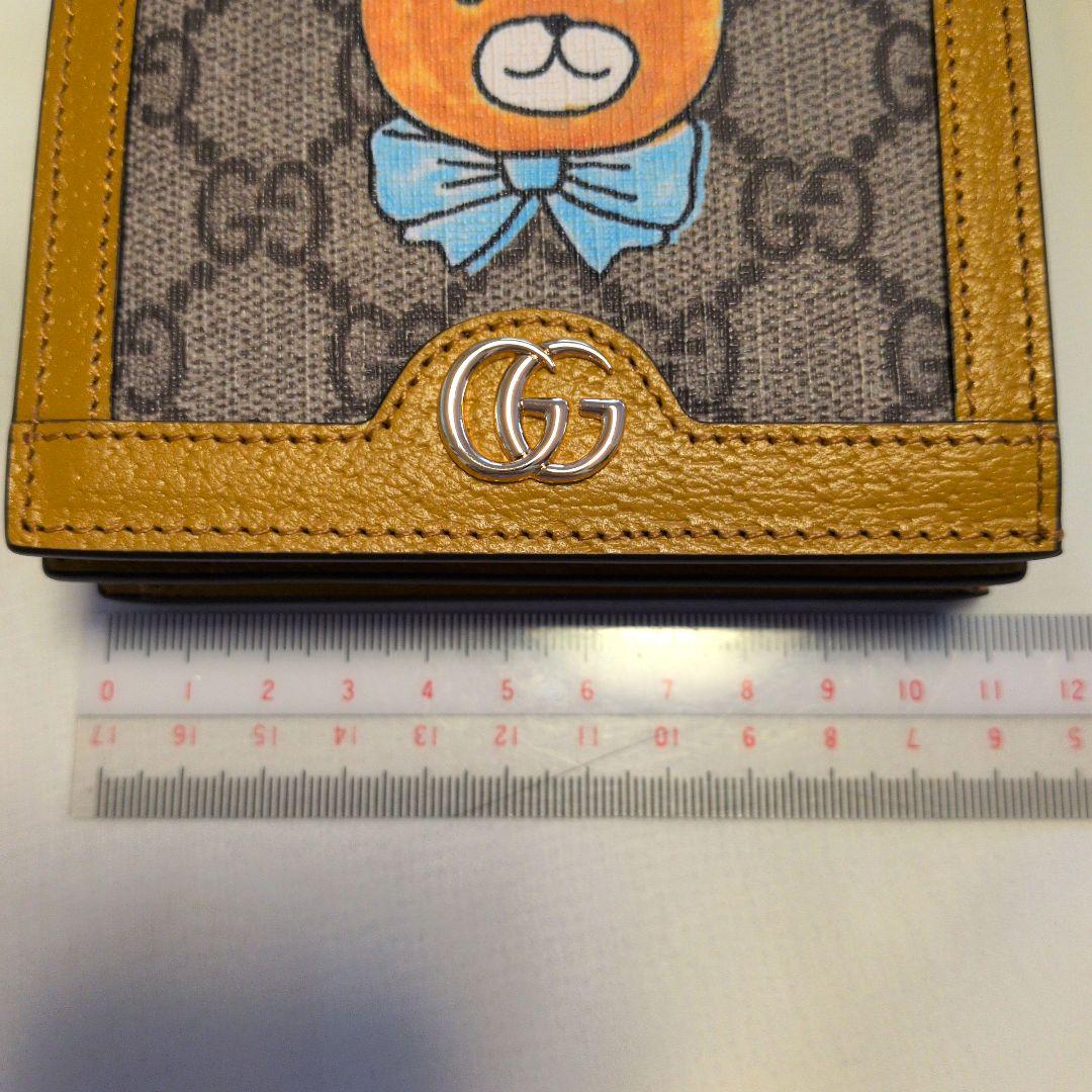 ✨️GUCCIカイコラボ✨️テディベア折り財布