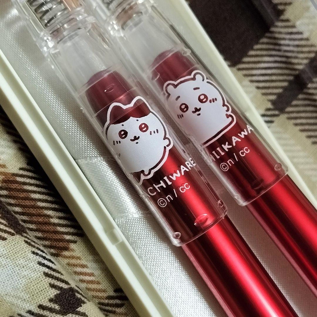 【ちいかわハチワレ２本セット】採点ペン【新品未使用】限定品プラチナ製ソフトペン