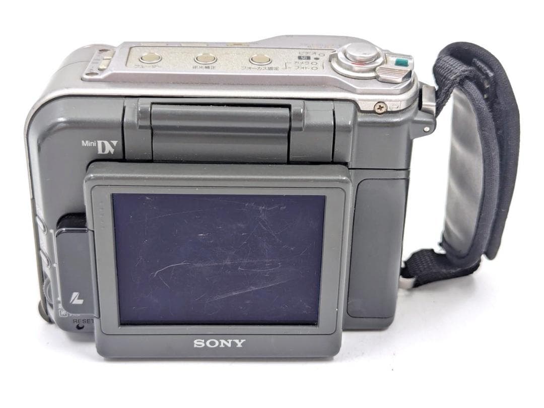 miniDVのダビングに！SONY ビデオカメラ DCR-SC100