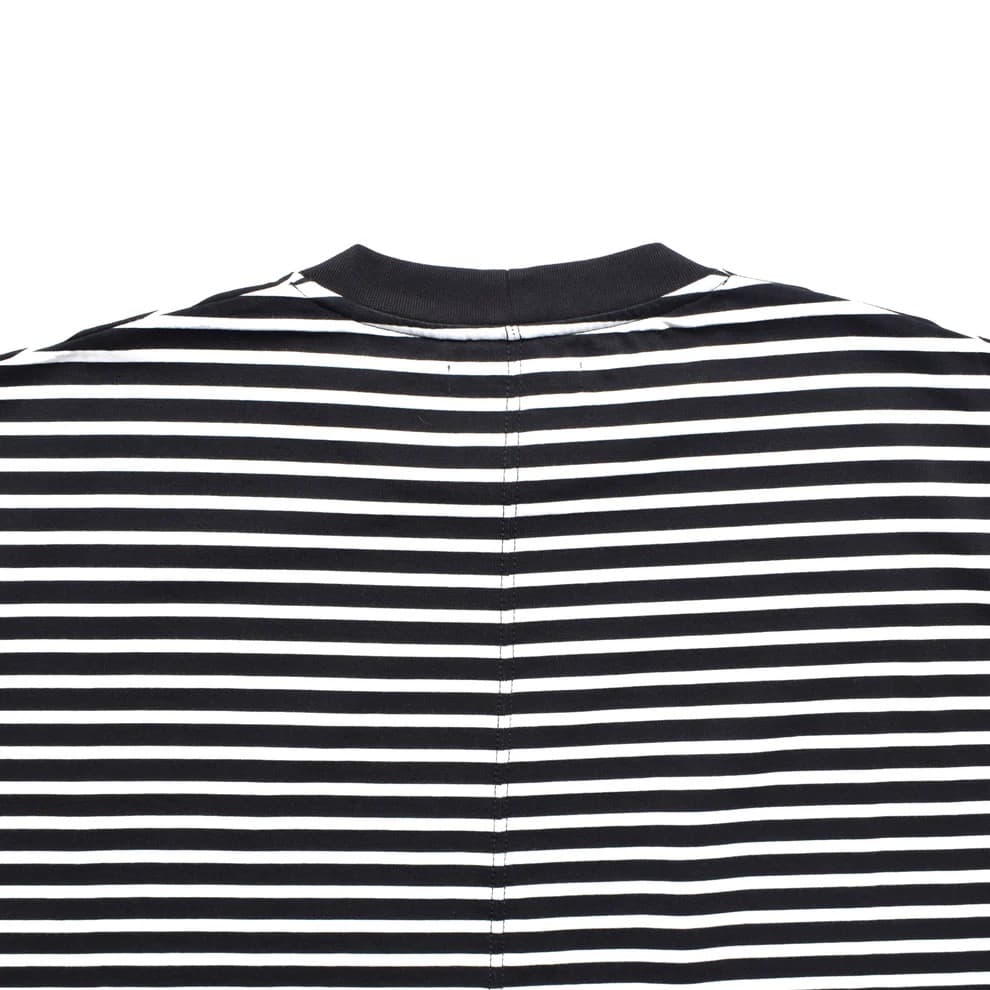 トップス 25ss MINEDENIM Big Nosleeve Border T-SH