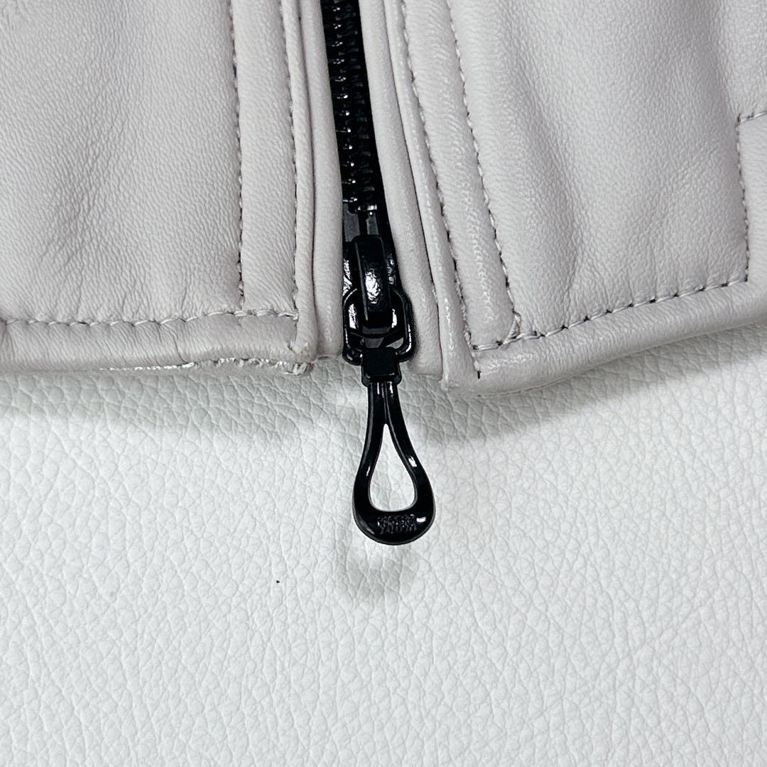 ニコルクラブフォーメン　ラムレザー シングルライダース　ブルゾン　羊革　本革