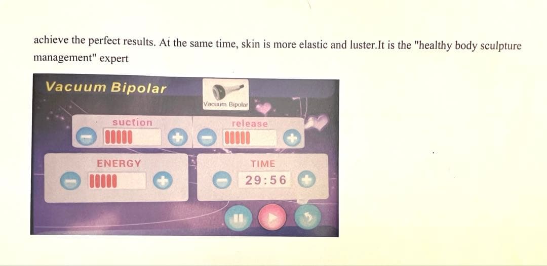 ※美品※ 業務用40KHzキャビテーション バキューム ラジオ派 RF 5in1