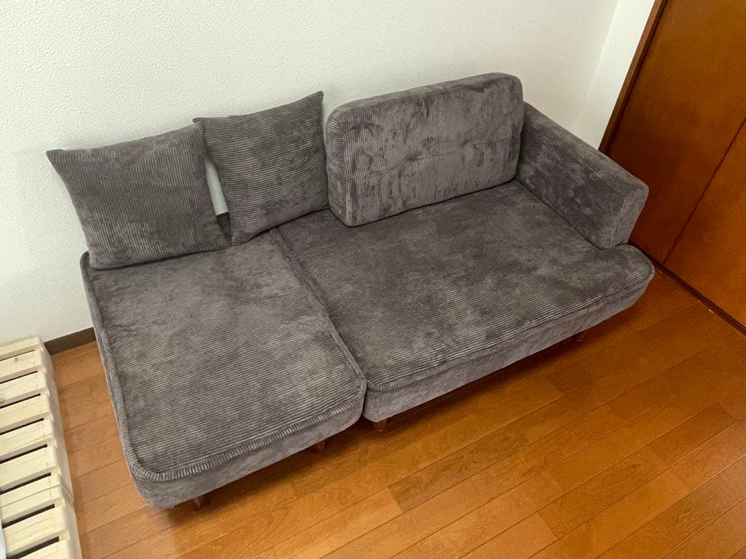 美品 コーデュロイ　カウチソファ