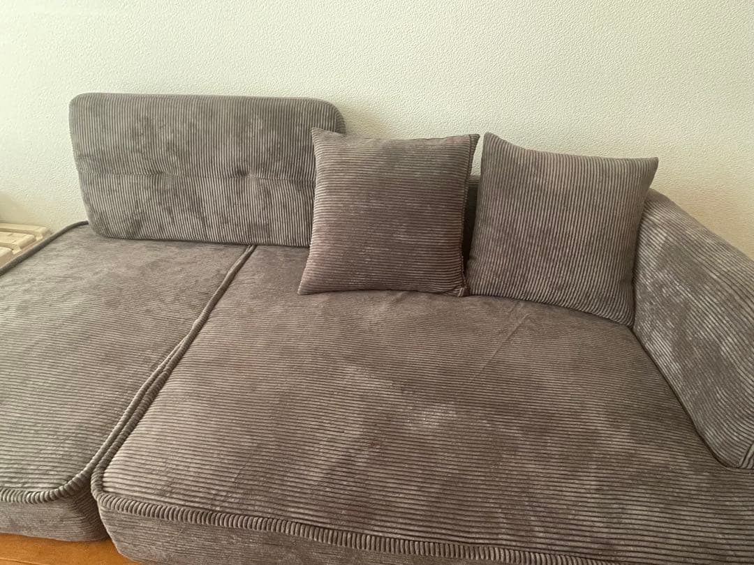 美品 コーデュロイ　カウチソファ