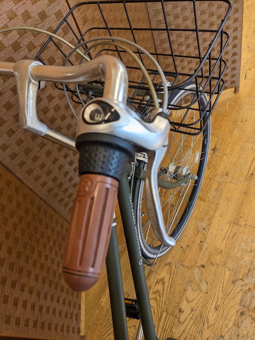 U068 自転車　ブリヂストン　グリーンレーベル　LEDオート