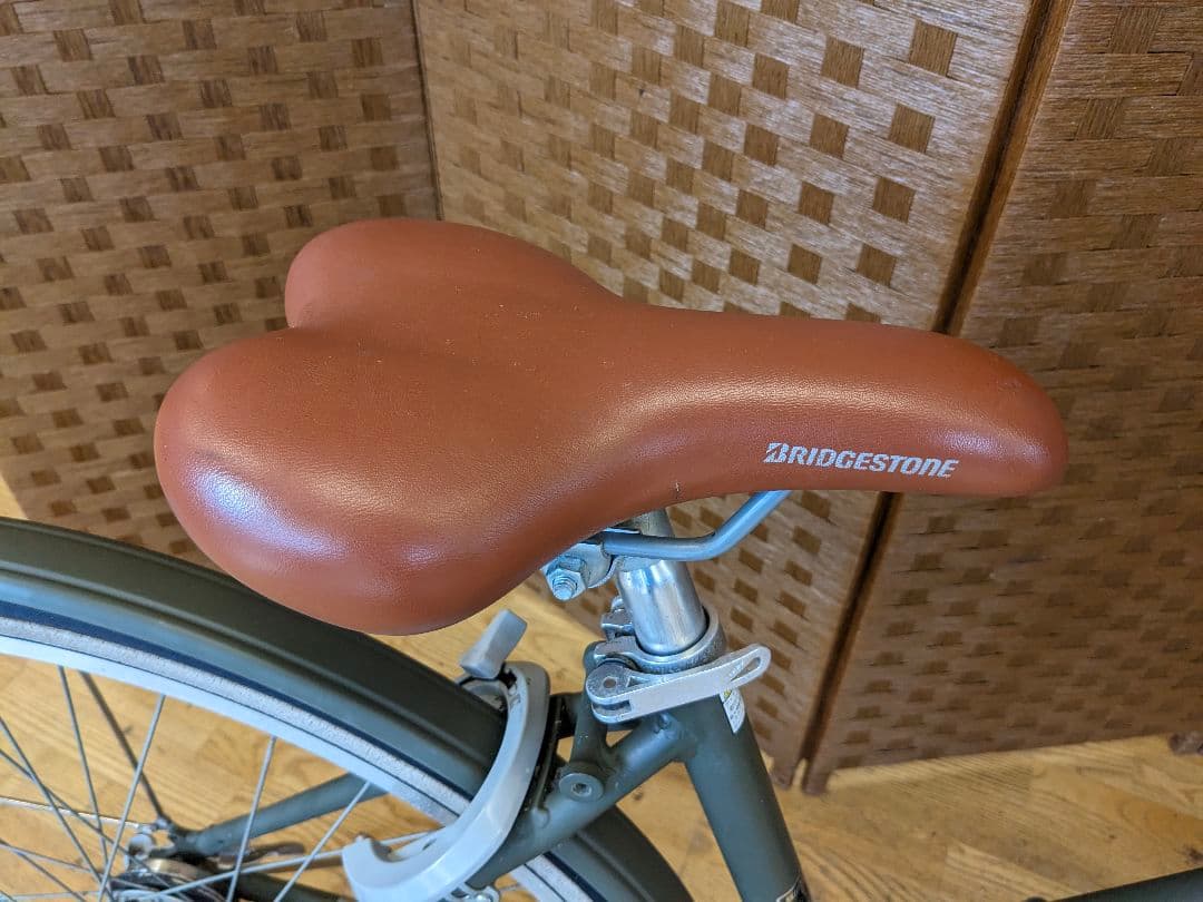 U068 自転車　ブリヂストン　グリーンレーベル　LEDオート