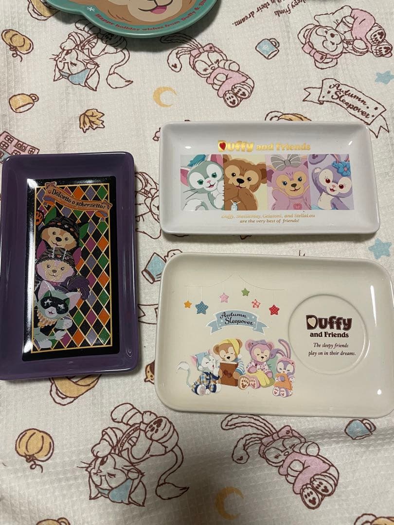 ダッフィー　スーベニア　プレート　コップ　セット