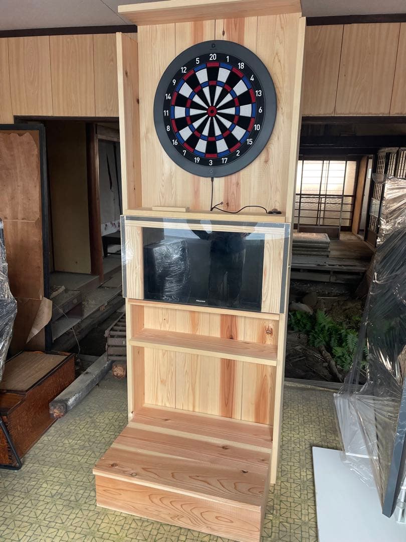 12日まで割引木製ダーツボードスタンド、ダーツライブホーム