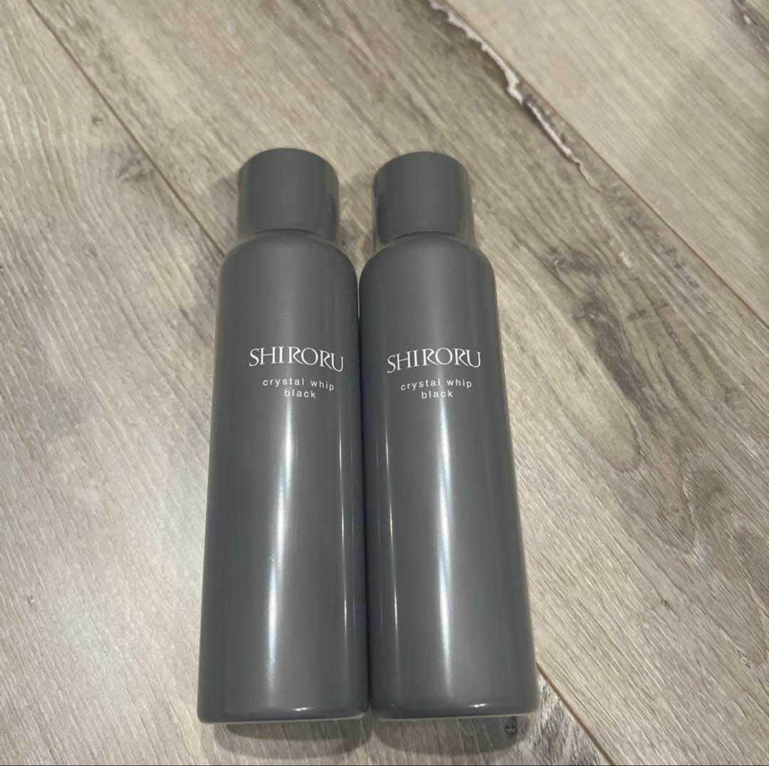 SHIRORU クリスタルホイップブラック 120g 4本セット　新品　未使用