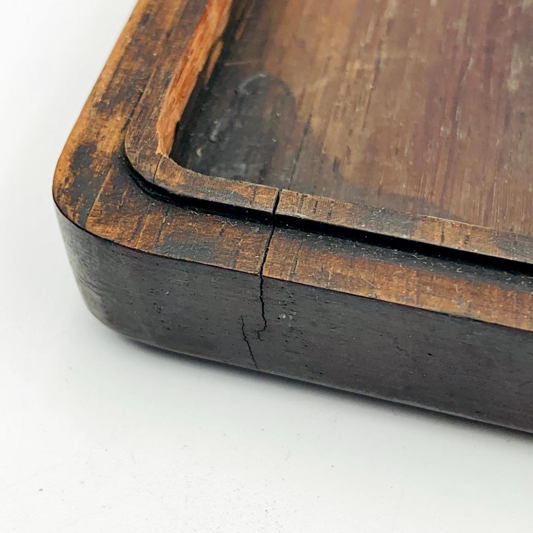 端渓硯 中国 彫刻 古硯 骨董品 木箱付き 書道