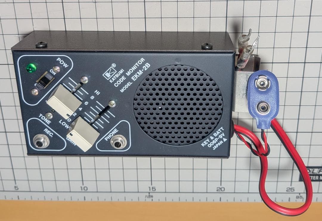 カツミ電機 KATSUMI CW電鍵練習機 コードモニター EKM-2B