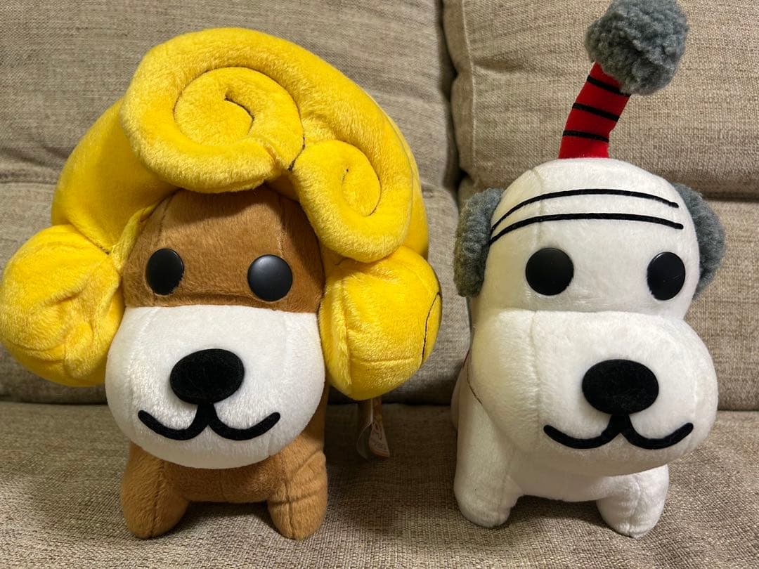 アフロ犬 ぬいぐるみ ウルトラBIG カーリー犬 トノサマ犬 レア 平成レトロ